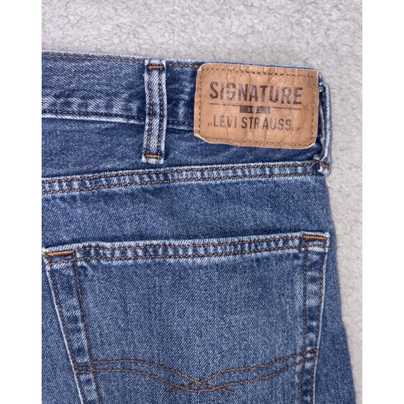 Levi Strauss Signature Gold Western Fit Jeans Men’s SZ Label 36X34 Meas 35x32.5 - Picture 9 of 9